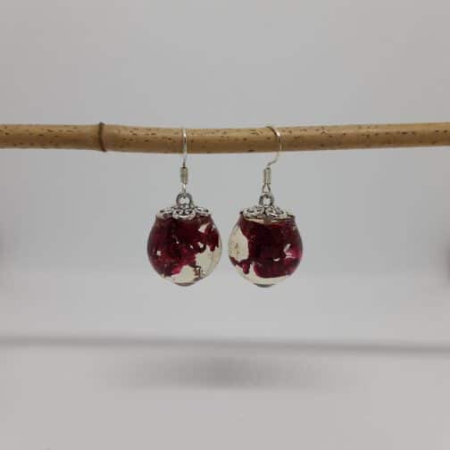 Ohrringe "Red Hyacinthus Drop"