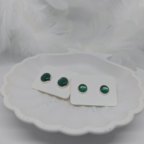 Ohrstecker "Emerald" 7mm